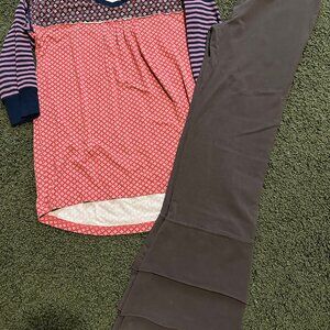 Matilda Jane 435 Tween Line Rugby 3/4 sleeve top and Finn Pants
